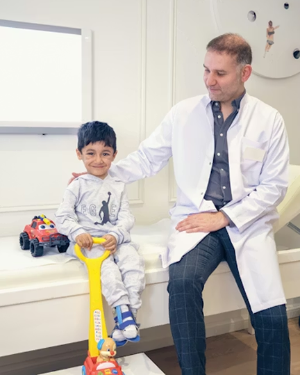 Doctor with child